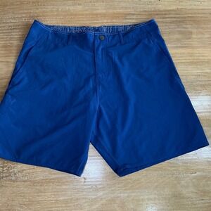 AFTCO Mens Blue Fishing Shorts Size 34 Performance Quick Dry Cargo Pliers Pocket